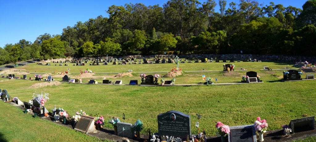 A cemetery on the Gold Coast