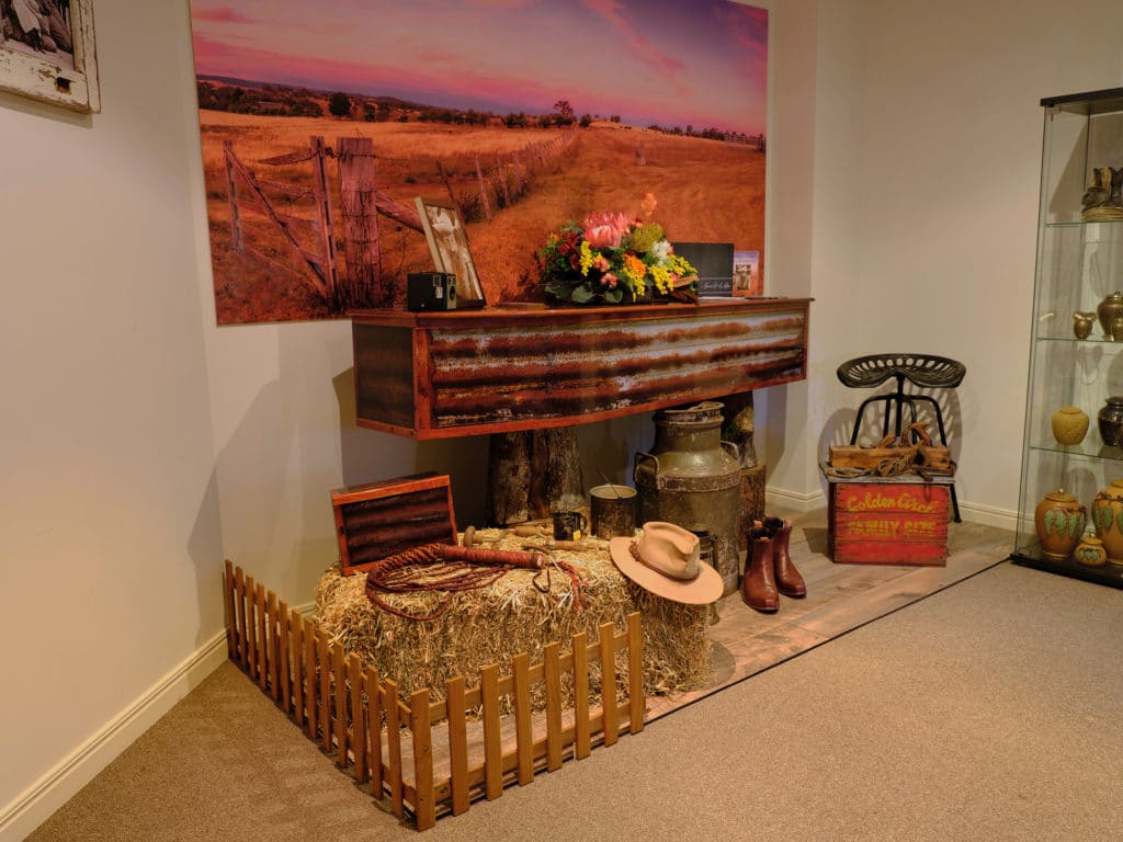 Funeral Outback Display At A Funeral Home In Gold Coast