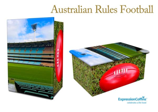 Expression Coffins Australian Rules Football Cremation Urn