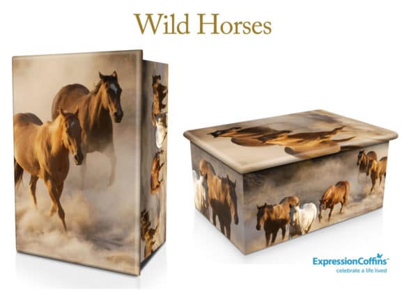 Expression Coffins Wild Horses Cremation Urn